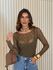 BLUSA MELANIE RENDA CAQUI