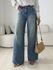 CALÇA LAVÍNIA RELAXED JEANS ESCURO