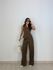 CONJUNTO LAISA 02 COLETE MARROM