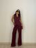 CONJUNTO LAISA 02 COLETE VINHO