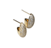 Brinco Corte Oval Dourado