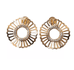 Brinco Girassol dourado