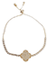Pulseira Trevo dourada