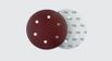 PAC DISCO LIXA 9" (225MM) DE 6 FUROS GRÃO 80 (5 UNIDADES) NAUBER