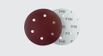 PAC DISCO LIXA 9" (225MM) DE 6 FUROS GRÃO 180 (5 UNIDADES) NAUBER
