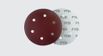 PAC DISCO LIXA 9" (225MM) DE 6 FUROS GRÃO 150 (5 UNIDADES) NAUBER