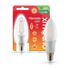 Lâmpada Superled Vela Fila E14 2700K - Ourolux