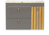 TOUCADOR CORSO PINA FREIJO CINZA FOSCO 78CM