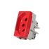 Sleek Vermelho Módulo Tomada 2p+T 20A-250V - Margirius