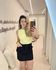 Body Zara Amarelo Manteiga