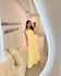 Vestido Vivian Amarelo Manteiga