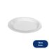 Prato Descartável Plástico 18cm Raso Copoplast (500 Un.)