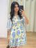 Vestido Floral Azul