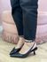 Scarpin Croco Preto 