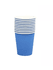 Copo de Papel Azul Descartável 250ml - 10 unid