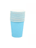 Copo de Papel Azul Candy Descartável 250ml - 10 unid