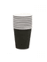 Copo de Papel Preto Descartável 250ml - 10 unid