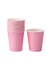 Copo de Papel Rosa Candy Descartável 250ml - 10 unid