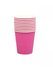 Copo de Papel Rosa Pink Descartável 250ml - 10 unid