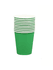 Copo de Papel Verde Candy Descartável 250ml - 10 unid 