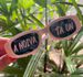 Óculos de Sol Retrô Branco Personalizado para Festas
