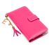 CAPA CARTEIRA COURO PINGENTES PINK