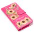 CAPA CARTEIRA COURO NOME GIRASSOL PINK