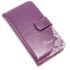 CAPA CARTEIRA COURO NOME RENDA ROXO