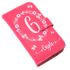 CAPA CARTEIRA COURO NOME BORBOLETAS PINK