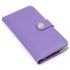 CAPA CARTEIRA COURO STRASS LILAS