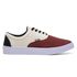 Tênis College - Bordo / Creme