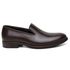 Mocassim Loafer Social Finlândia Liso Couro Cafe