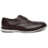 Sapato Masculino Grécia Derby Brogue Tamanho Especial Couro Café 