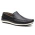 Sapato Mocassim Casual em Couro Preto