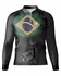 CAMISA DE PESCA LINHA EXTREME PRÓ TUCUNARÉ DA PATRIA PRETA UNISSEX TRADICIONAL
