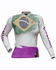 CAMISA DE PESCA LINHA EXTREME PRÓ AURORA ROXA FEMININA