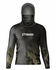 CAMISA DE PESCA LINHA EVOLUTION COM CAPUZ E BUFFER CAMUFLADO PRETO UNISSEX TAMANHO TRADICIONAL