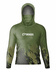 CAMISA DE PESCA LINHA EVOLUTION COM CAPUZ E BUFFER CAMUFLADO VERDE UNISSEX TAMANHO TRADICIONAL