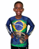 CAMISA INFANTIL MANGA LONGA AZUL H. PESCARIA TRAIRA