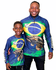 CAMISA TAL PAI TAL FILHO MANGA LONGA AZUL H. PESCARIA TRAIRA