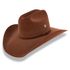 Chapéu Traiado Americano Texas Marrom