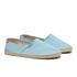 alpargatas espadrilhe tradicional chazz lona azul sky feminino