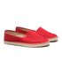 alpargatas espadrilhe tradicional chazz lona mesclado vermelho unissex
