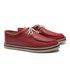 tenis espadrille cacareco chazz couro vermelho ferrari