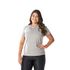 Camiseta Básica Feminina Cinza