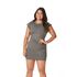 Vestido Camisão Feminino Blusão Básico Liso Cinza