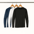 Kit 3 Camiseta Manga Longa Dry Fit Masculina Cores 
