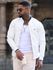 Jaqueta Bomber Courino Lacapa Streetwear Masculina Inverno Off-White