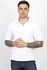 Camisa Resort Polo Sem Botão Aveludada Malha Towel - Branco
