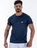 Camiseta Dry Esportiva Slim Manga Curta - Azul Marinho